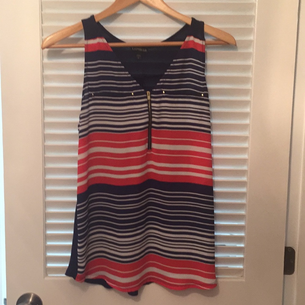 Express dress casual sleeveless shirt